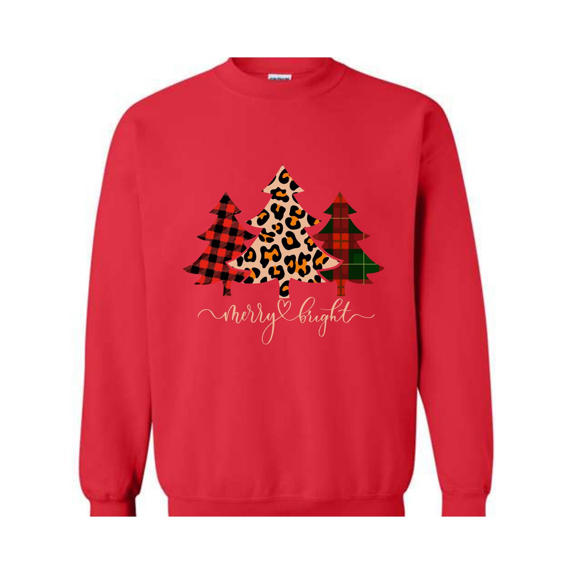 Merry and Bright Sweatshirt, Christmas Sweatshirt, Christmas