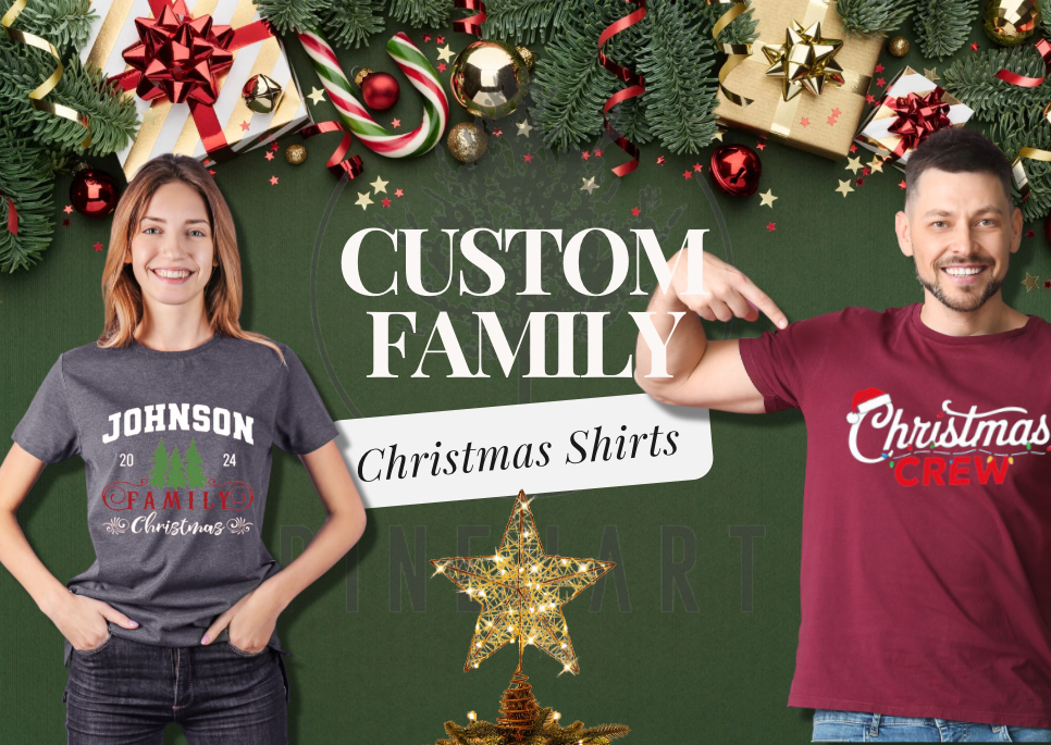 Winter Wonderland with Pinehart’s 2024 Custom Christmas Shirts!