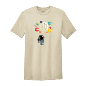 10th Birthday Shirt, Astronaut Party, Space Birthday Party, Birthday Boy Gift, Space Birthday Shirt, 2015 Birthday Gift