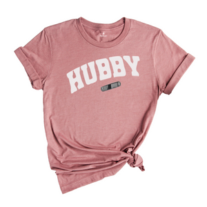 Hubby Couples T-Shirts, Hubby Matching Couple T-Shirts, Valentines Day Gifts, Gift For Her, His and Hers Shirts