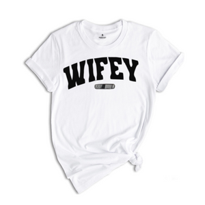 WIFEY Couples T-Shirts, WIFEY Matching Couple T-Shirts, Valentines Day Gifts, Gift For Her, His and Hers Shirts