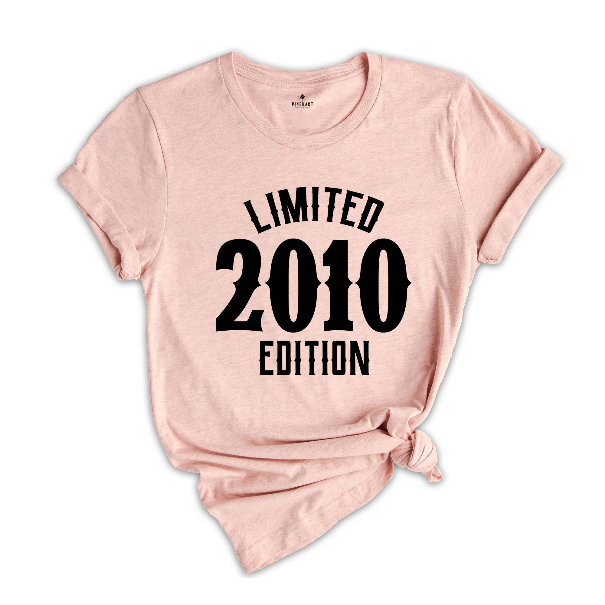 16th Birthday Shirt, Limited 2010 Edition Shirt, 16 Years Old Shirt, 16 Years Old Birthday Gift, 2010 Birthday Gift, 16th Birthday Party