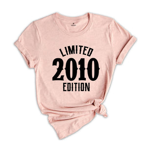 16th Birthday Shirt, Limited 2010 Edition Shirt, 16 Years Old Shirt, 16 Years Old Birthday Gift, 2010 Birthday Gift, 16th Birthday Party