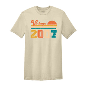 18th Birthday Shirt, 18th Birthday Gift, 18th Birthday Party, Vintage 2007, 2007 Shirt, 18th Birthday, Birthday Gift, Happy 18th Birthday