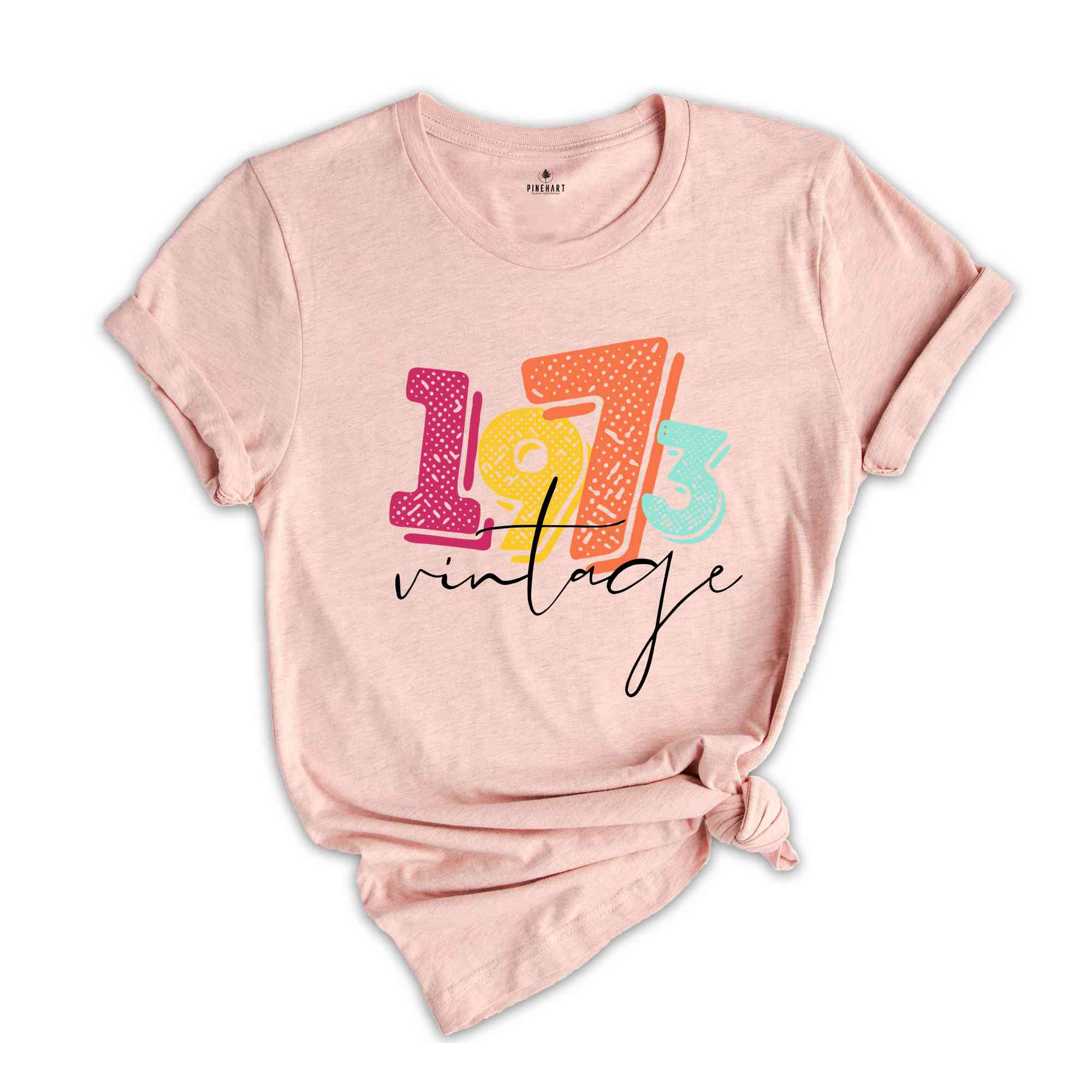 1973 Vintage Birthday Shirt, 52st Birthday TShirt, 52st Birthday Party Shirt, 52st Birthday Gift, Born in 1973 Shirt