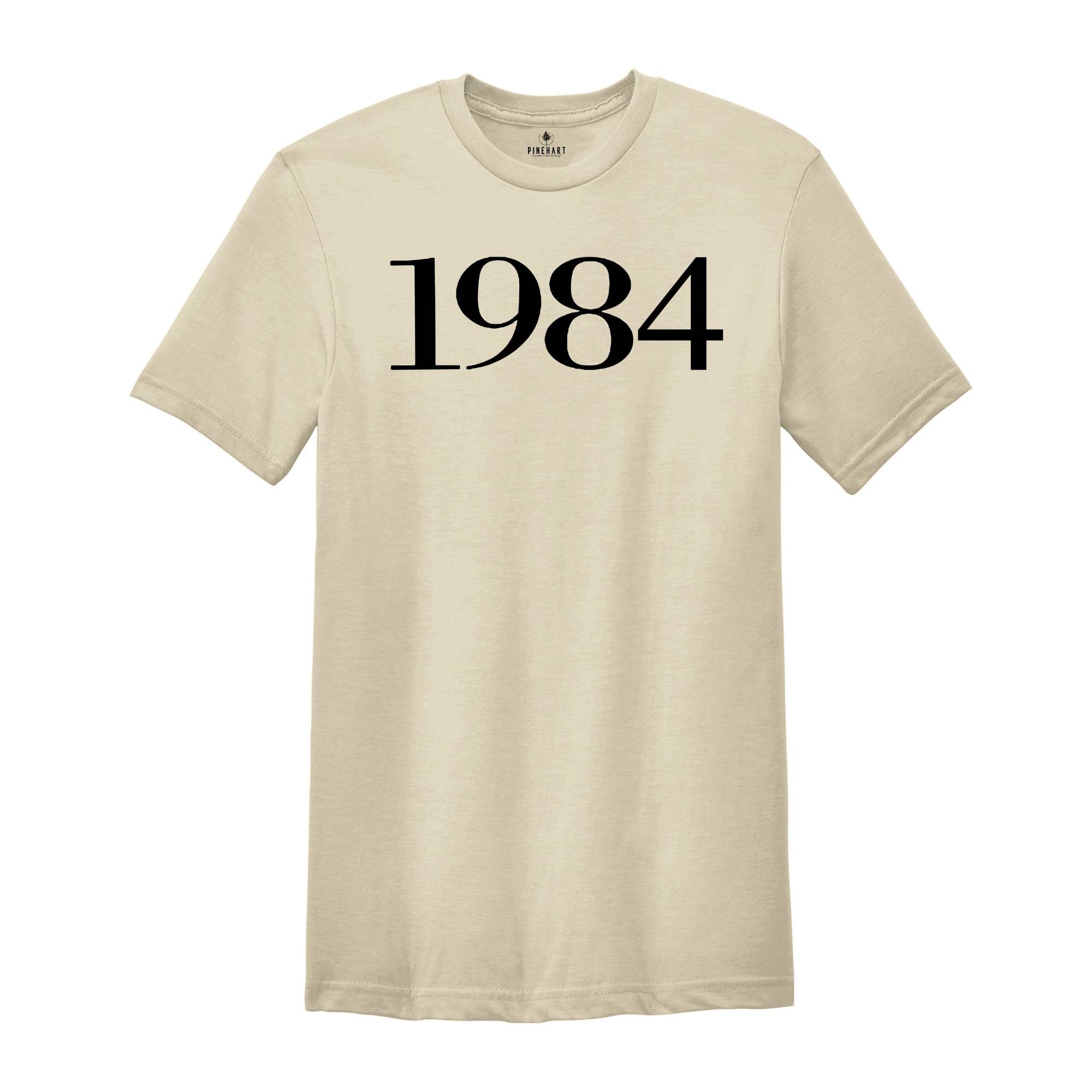1984 Shirt, 41th Birthday Shirt, 41th Birthday Gift, 41th Birthday Tee, Fortieth One Birthday, 41 And Fabulous, 41 Years Old, Vintage 1984 Shirt