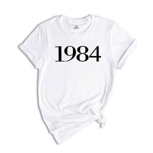1984 Shirt, 41th Birthday Shirt, 41th Birthday Gift, 41th Birthday Tee, Fortieth One Birthday, 41 And Fabulous, 41 Years Old, Vintage 1984 Shirt