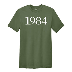 1984 Shirt, 41th Birthday Shirt, 41th Birthday Gift, 41th Birthday Tee, Fortieth One Birthday, 41 And Fabulous, 41 Years Old, Vintage 1984 Shirt
