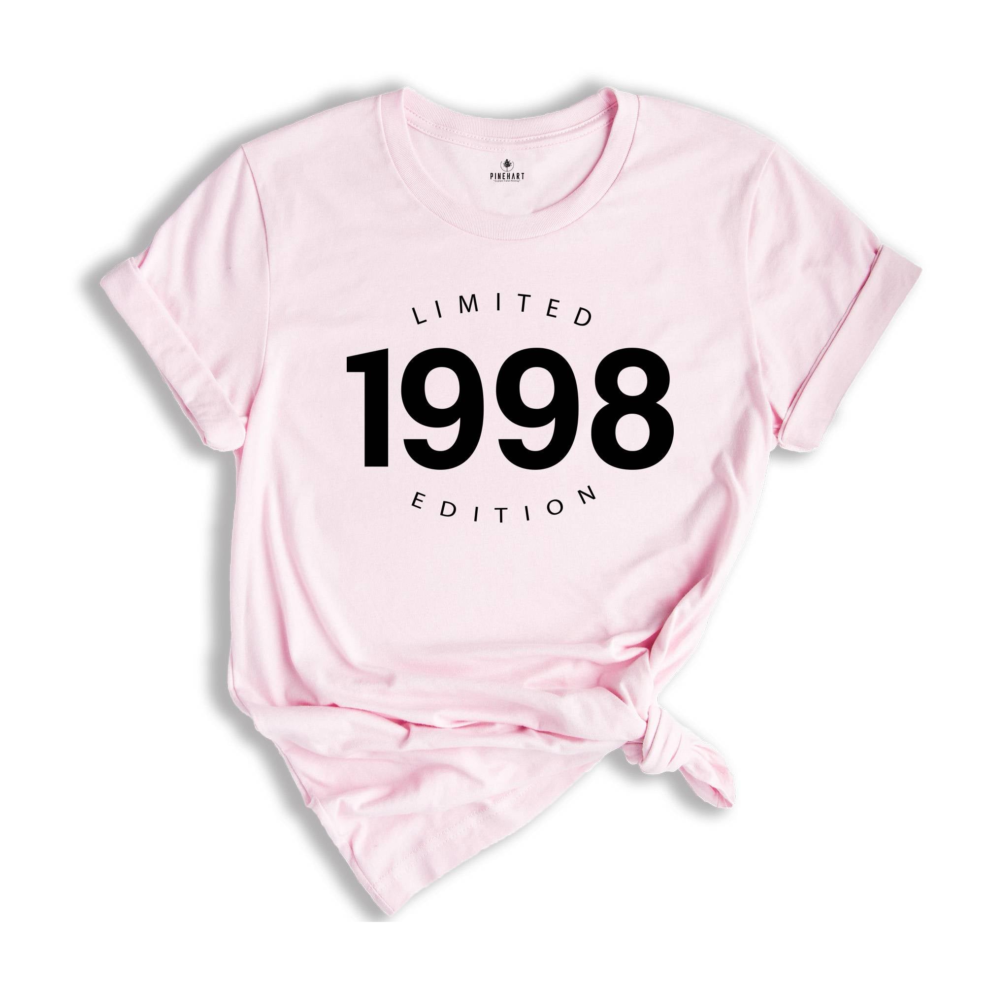 1998 Limited Edition Shirt, 27Th Birthday Shirt, 1998 Shirt, Funny 27Th Birthday Gift, Limited Edition Shirt, Birthday Shirt