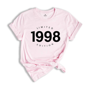 1998 Limited Edition Shirt, 27Th Birthday Shirt, 1998 Shirt, Funny 27Th Birthday Gift, Limited Edition Shirt, Birthday Shirt