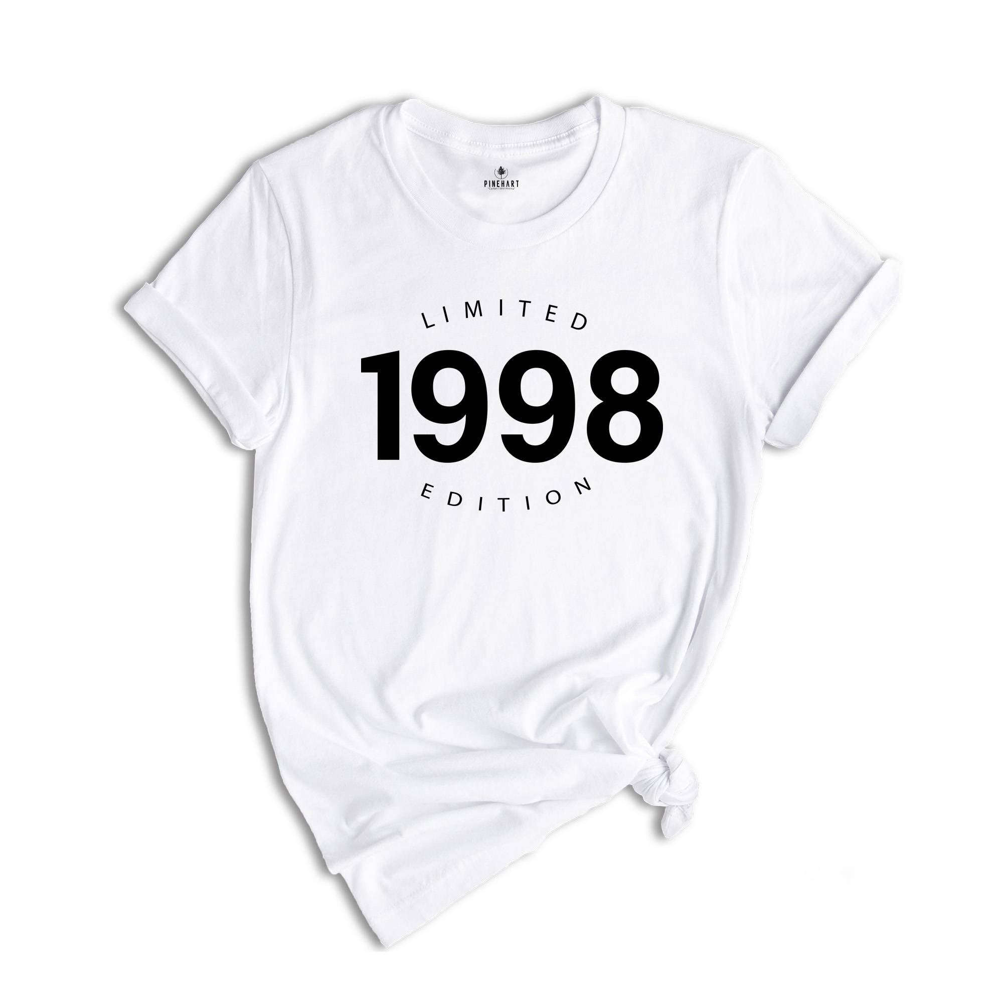 1998 Limited Edition Shirt, 27Th Birthday Shirt, 1998 Shirt, Funny 27Th Birthday Gift, Limited Edition Shirt, Birthday Shirt