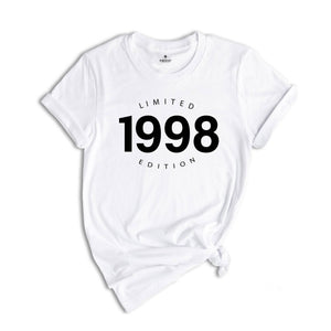 1998 Limited Edition Shirt, 27Th Birthday Shirt, 1998 Shirt, Funny 27Th Birthday Gift, Limited Edition Shirt, Birthday Shirt