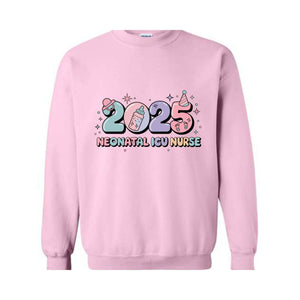 2025 Neonatal ICU Nurse Sweatshirt, Care Nurse Gifts