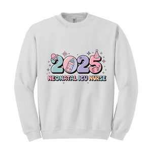 2025 Neonatal ICU Nurse Sweatshirt, Care Nurse Gifts