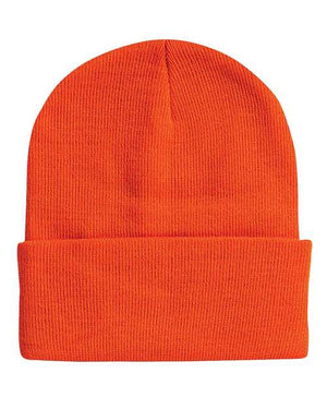 Sportsman – 12″ Solid Cuffed Beanie – SP12