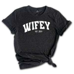 WIFEY Couples T-Shirts, WIFEY Matching Couple T-Shirts, Valentines Day Gifts, Gift For Her, His and Hers Shirts