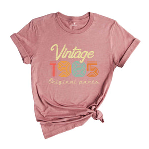40th Birthday Shirt, Vintage 1985 Shirt, 40th Birthday Gift Women, 40 Years Birthday Shirt, 1985 Birthday Shirt, Retro 40th Birthday Tee