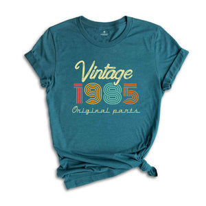 40th Birthday Shirt, Vintage 1985 Shirt, 40th Birthday Gift Women, 40 Years Birthday Shirt, 1985 Birthday Shirt, Retro 40th Birthday Tee