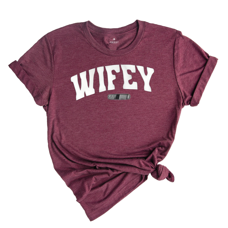 WIFEY Couples T-Shirts, WIFEY Matching Couple T-Shirts, Valentines Day Gifts, Gift For Her, His and Hers Shirts