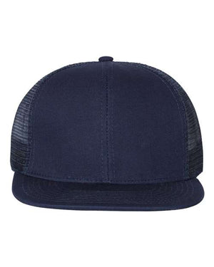 Mega Cap - Flat Bill Six-Panel Trucker Cap