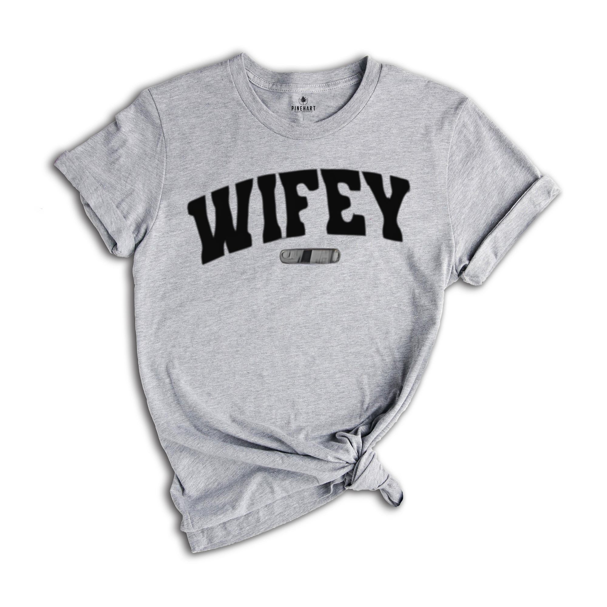 WIFEY Couples T-Shirts, WIFEY Matching Couple T-Shirts, Valentines Day Gifts, Gift For Her, His and Hers Shirts