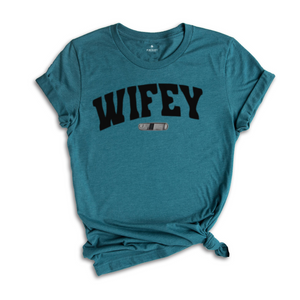 WIFEY Couples T-Shirts, WIFEY Matching Couple T-Shirts, Valentines Day Gifts, Gift For Her, His and Hers Shirts