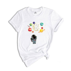 8th Birthday Shirt, Astronaut Party, Space Birthday Party, Birthday Boy Gift, Space Birthday Shirt, 2017 Birthday Gift