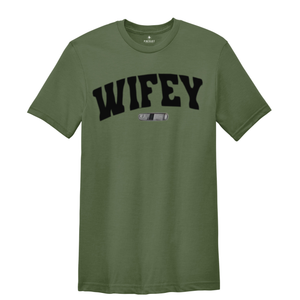 WIFEY Couples T-Shirts, WIFEY Matching Couple T-Shirts, Valentines Day Gifts, Gift For Her, His and Hers Shirts