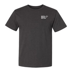 Mental Health Matters T-Shirt, Small Brain Pocket Design for Therapy Support and Self Care