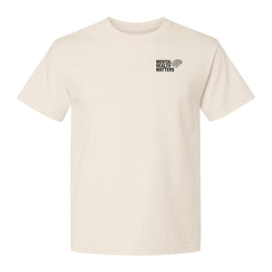 Mental Health Matters T-Shirt, Small Brain Pocket Design for Therapy Support and Self Care