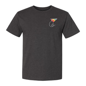 Pride Paper Plane T-Shirt, Rainbow Pocket Design for LGBTQ Events and Everyday Wear
