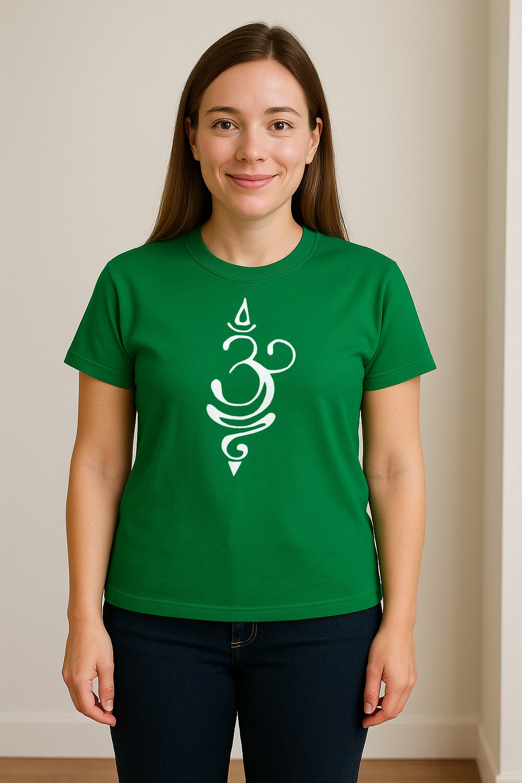 Yoga T-Shirt, Om Symbol Meditation Design for Yogis, Mindfulness Practice and Spiritual Gifts