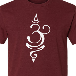 Yoga T-Shirt, Om Symbol Meditation Design for Yogis, Mindfulness Practice and Spiritual Gifts