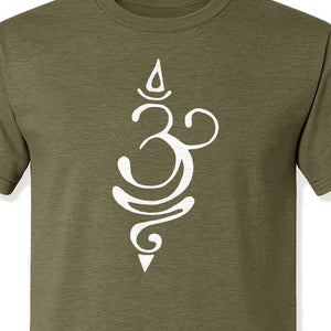 Yoga T-Shirt, Om Symbol Meditation Design for Yogis, Mindfulness Practice and Spiritual Gifts