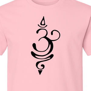 Yoga T-Shirt, Om Symbol Meditation Design for Yogis, Mindfulness Practice and Spiritual Gifts