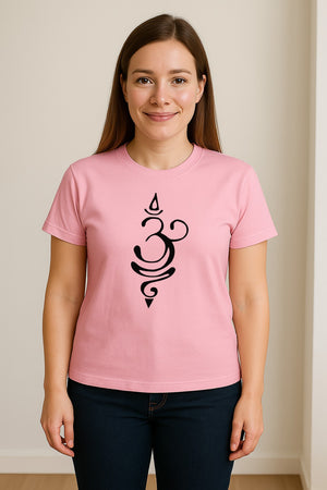 Yoga T-Shirt, Om Symbol Meditation Design for Yogis, Mindfulness Practice and Spiritual Gifts