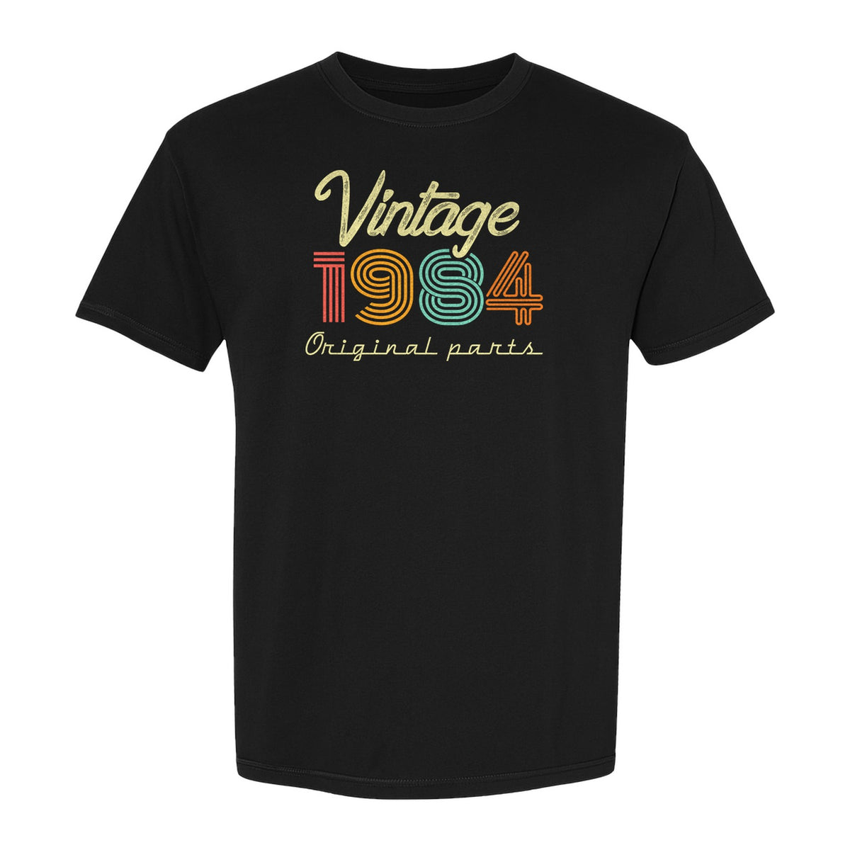 Birthday T-Shirt, Vintage 1984 Original Parts Retro Graphic for 42nd Celebrations