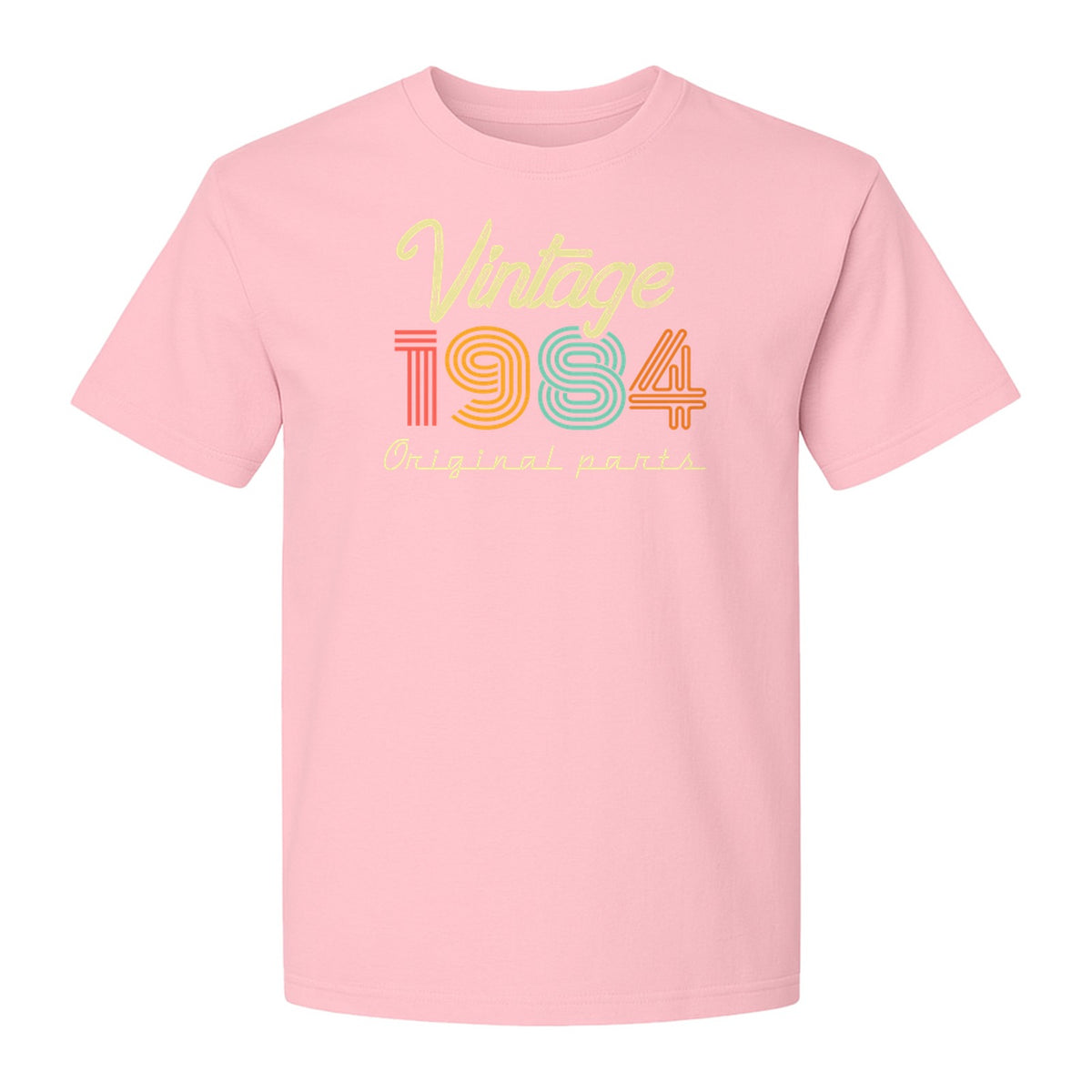 Birthday T-Shirt, Vintage 1984 Original Parts Retro Graphic for 42nd Celebrations