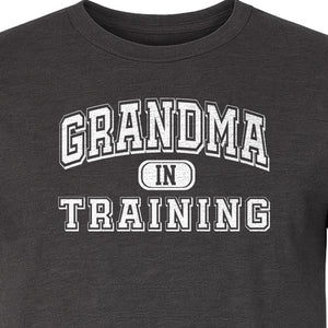 Grandma In Training T-Shirt, Varsity Lettering for Future Grandmothers and Baby Shower Gifts