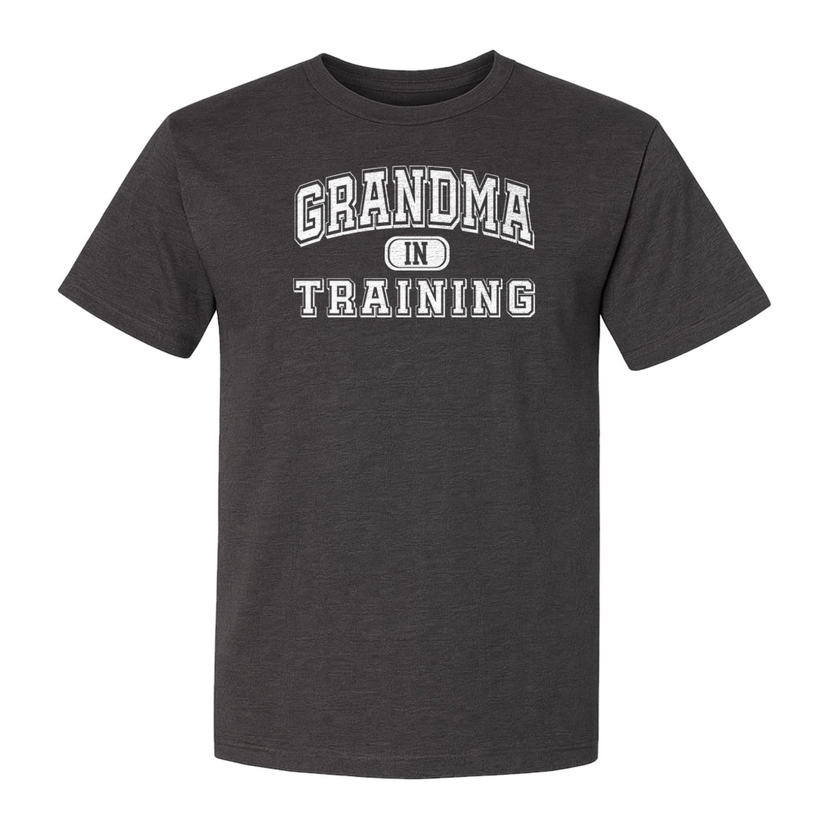 Grandma In Training T-Shirt, Varsity Lettering for Future Grandmothers and Baby Shower Gifts