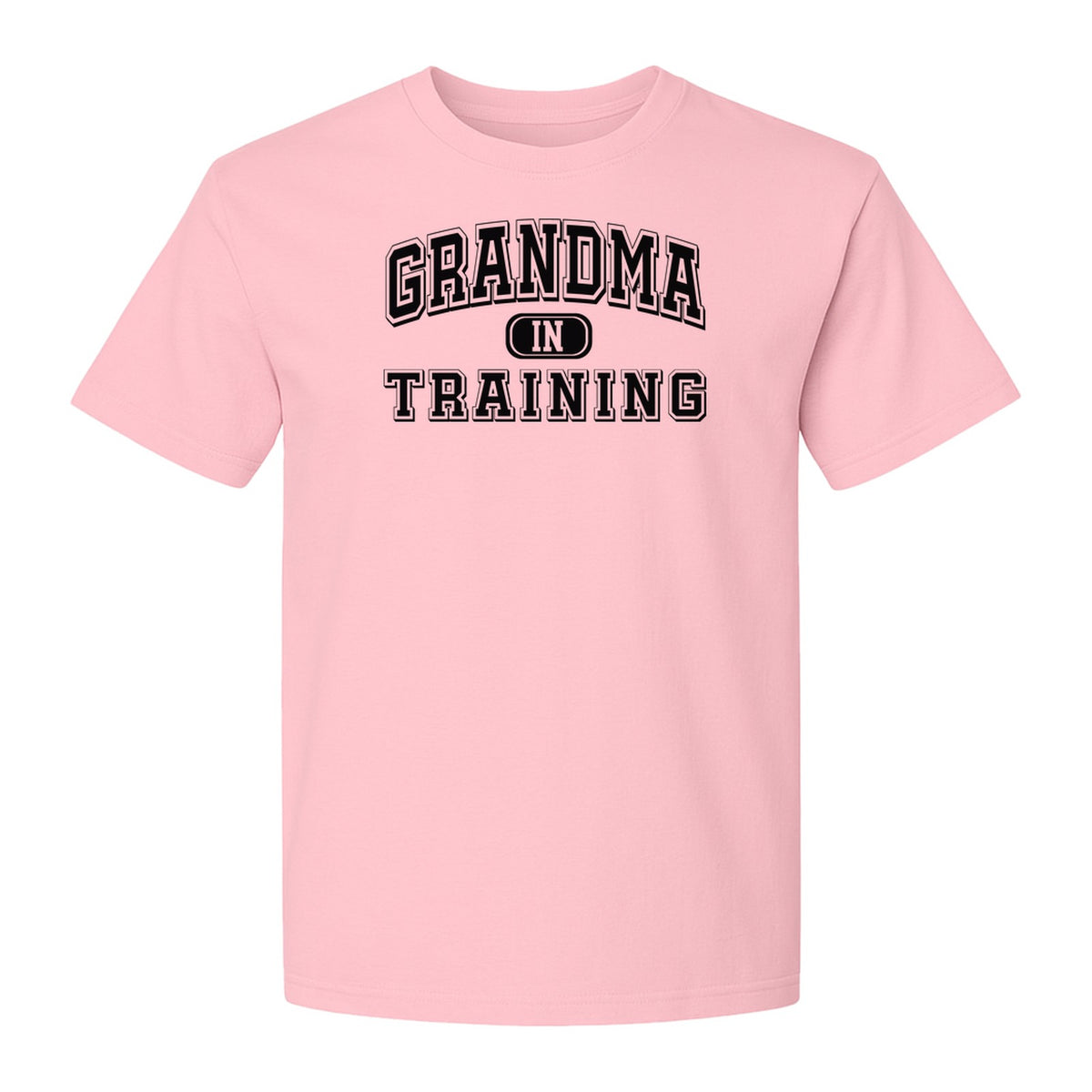 Grandma In Training T-Shirt, Varsity Lettering for Future Grandmothers and Baby Shower Gifts
