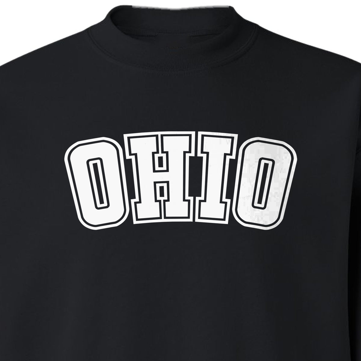 Ohio Sweatshirt, Retro Varsity Arched State Pride Crewneck for Residents and Travelers