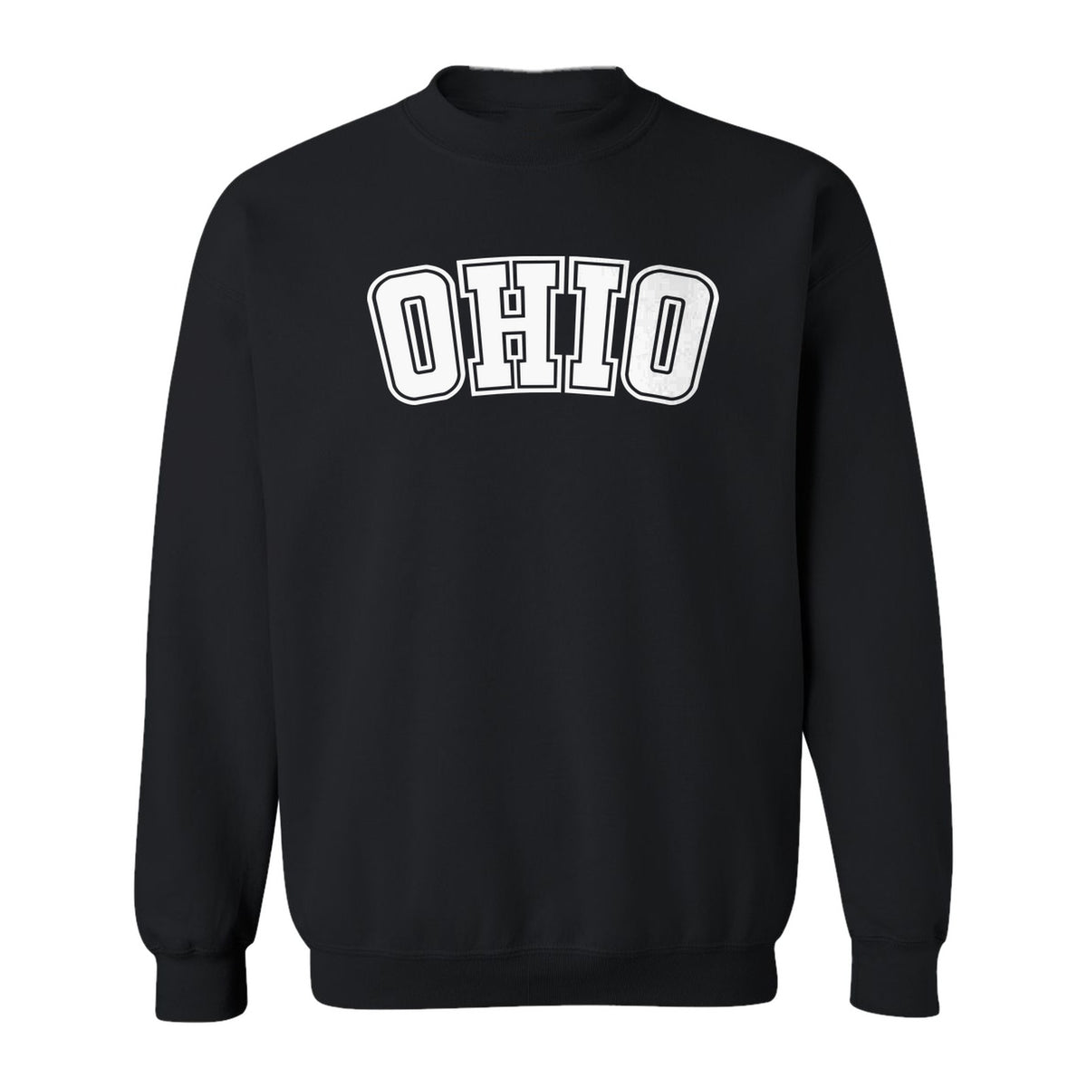 Ohio Sweatshirt, Retro Varsity Arched State Pride Crewneck for Residents and Travelers