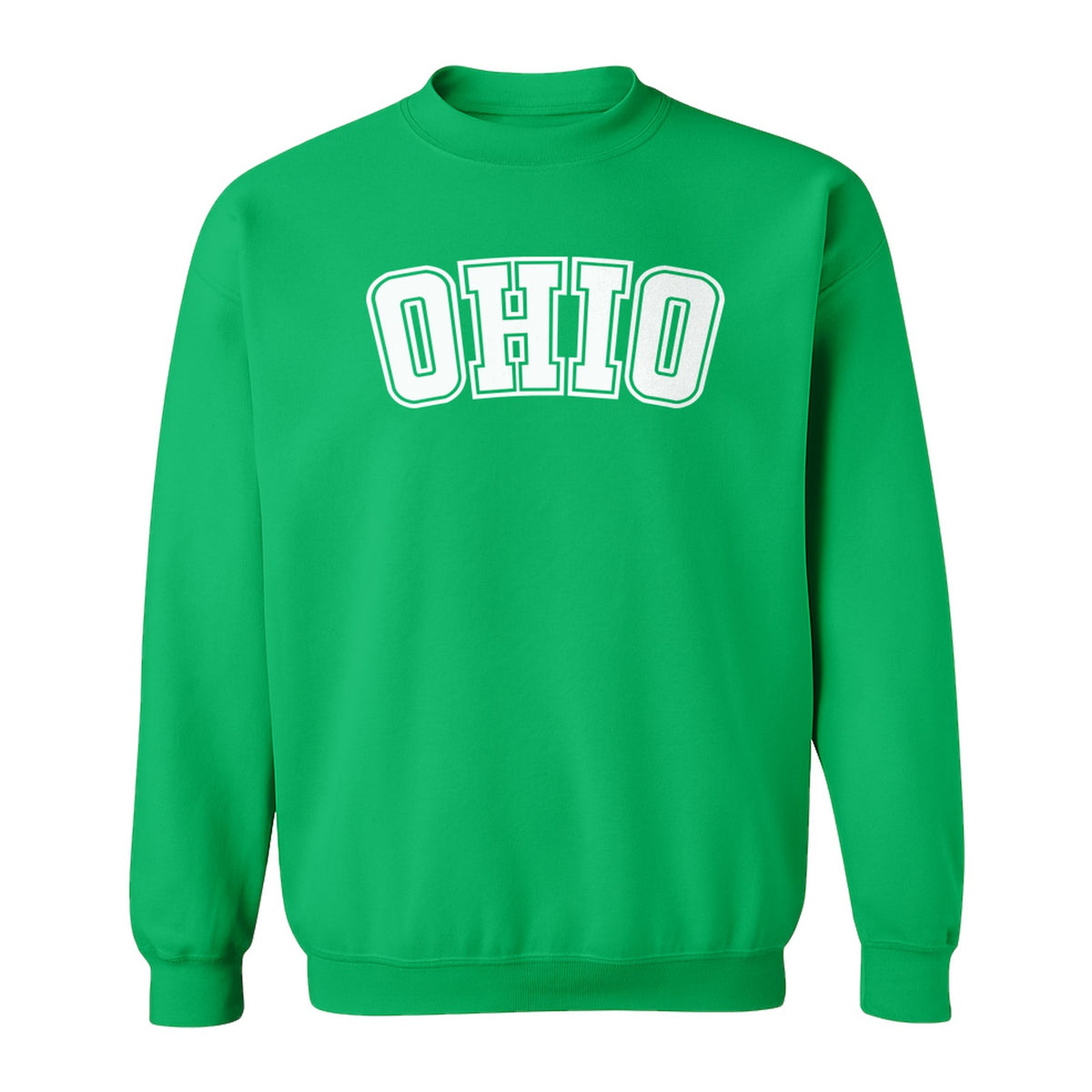 Ohio Sweatshirt, Retro Varsity Arched State Pride Crewneck for Residents and Travelers