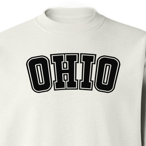 Ohio Sweatshirt, Retro Varsity Arched State Pride Crewneck for Residents and Travelers