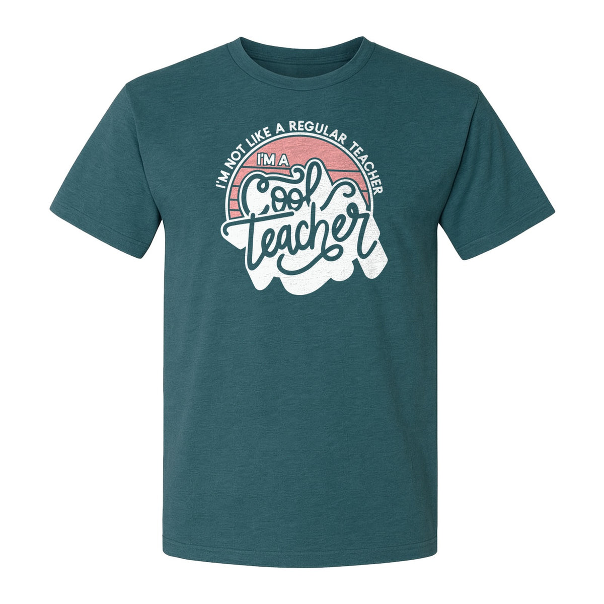 Cool Teacher T-Shirt, Not Like a Regular One Retro Graphic for Educators, School Staff and Appreciation Week