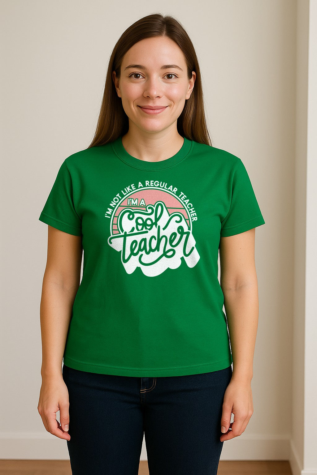 Cool Teacher T-Shirt, Not Like a Regular One Retro Graphic for Educators, School Staff and Appreciation Week