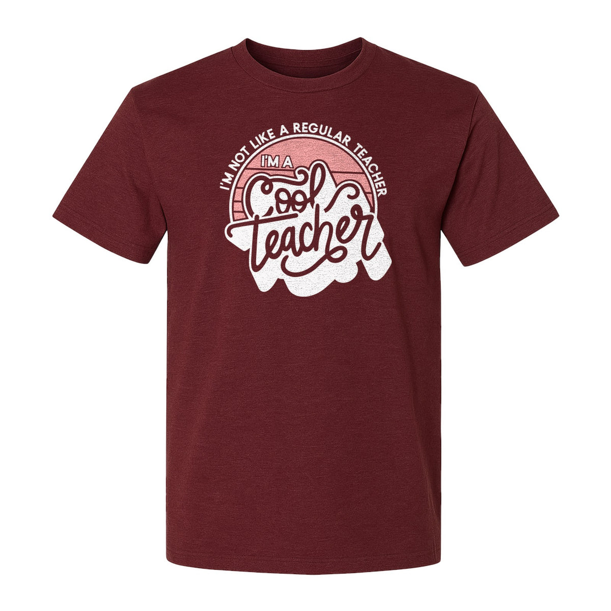 Cool Teacher T-Shirt, Not Like a Regular One Retro Graphic for Educators, School Staff and Appreciation Week