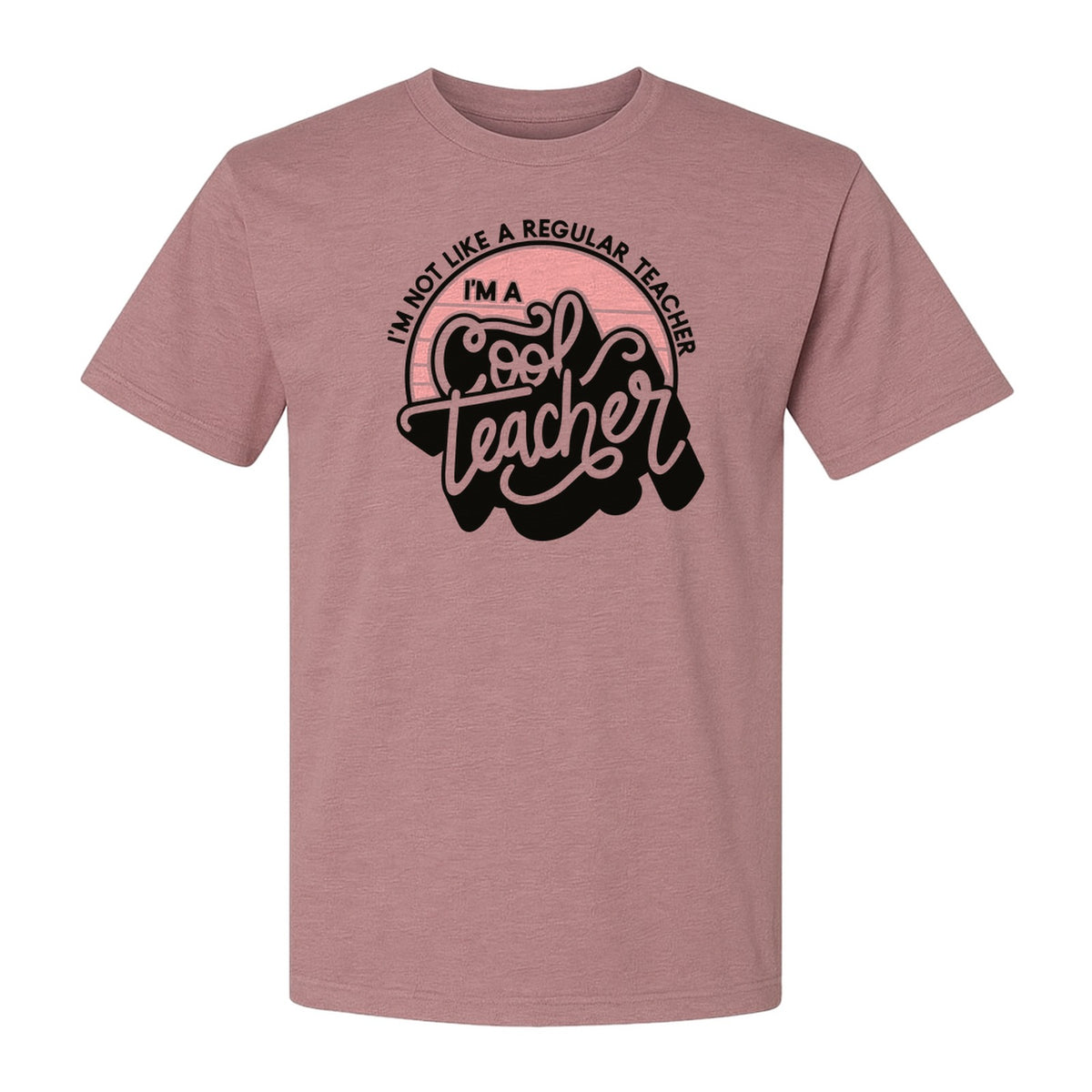 Cool Teacher T-Shirt, Not Like a Regular One Retro Graphic for Educators, School Staff and Appreciation Week
