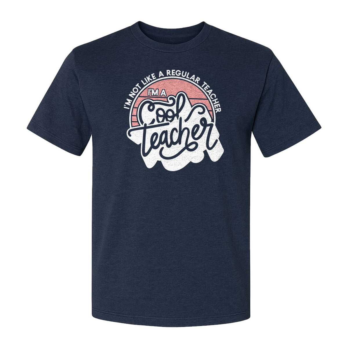 Cool Teacher T-Shirt, Not Like a Regular One Retro Graphic for Educators, School Staff and Appreciation Week